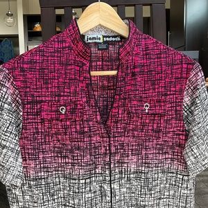 Jamie Sadock short sleeved golf shirt, EUC